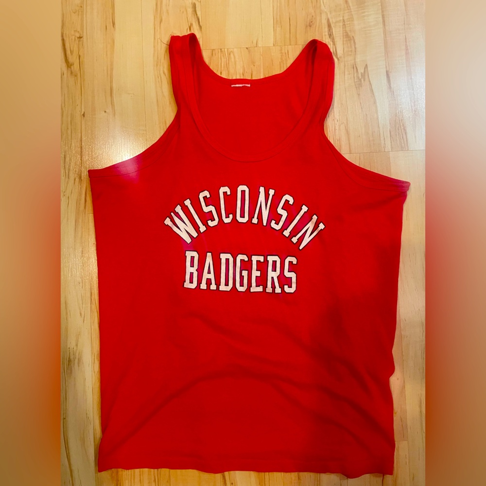 Wisconsin Badgers Vintage Tank Rop